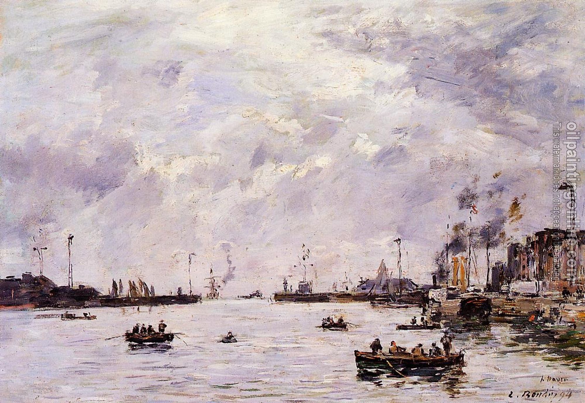 Boudin, Eugene - Le Havre, the Outer Port